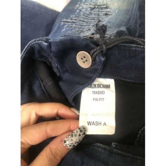 Calik Denim Womens Jeans  Fix Fit Liber Blue Dark Wash Lycra - Picture 9 of 12